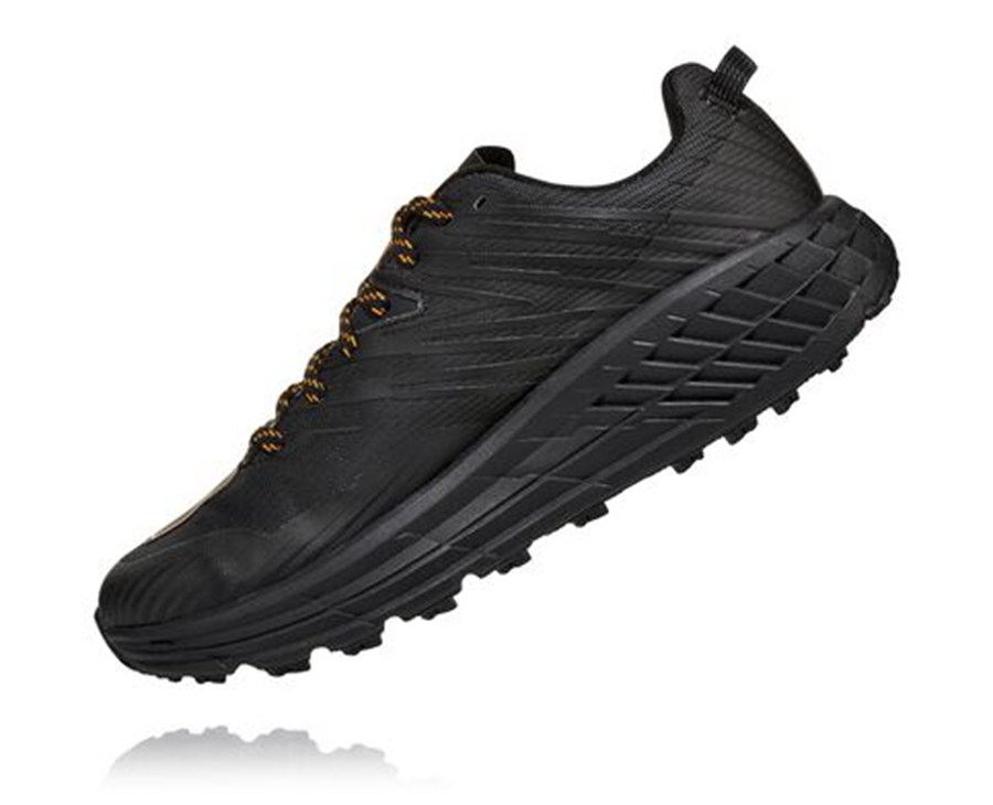 Hoka Australia One One Speedgoat 4 GORE-TEX - Mens Trail Shoes Black - ZOVQT-6351